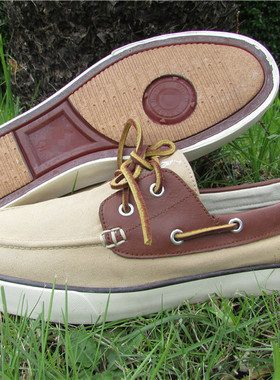 大码四季鞋胶底男鞋卡其帆船鞋夏季单鞋 49 5051 52 53时尚懒人鞋