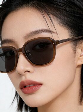 椭圆TR偏光带鼻托女士太阳镜