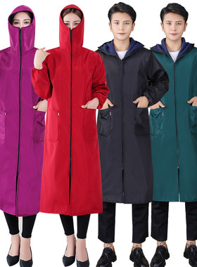 纯色是防污简约工作服罩衣