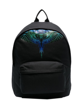 MARCELO BURLON 马塞洛布隆 男士时尚休闲黑色双肩包背包CMNB006