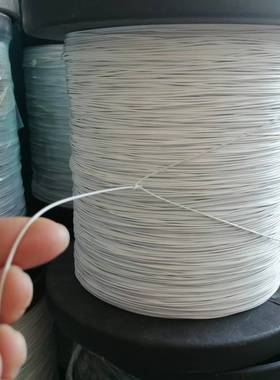白色包塑包尼龙pa外皮不锈钢304 0.6mm包0.8mm钢丝绳钢丝线