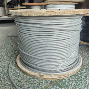 尼龙包塑PA12 133根钢丝 耐磨钢芯 钢丝绳 耐高温钢丝 8mm