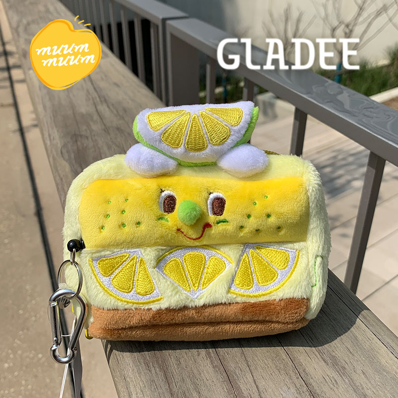 gladee卡包可爱毛绒耳机包