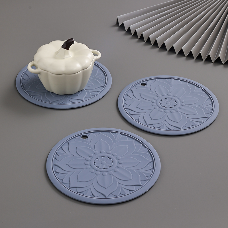 百品良隔熱墊防燙耐高溫復古蓮花