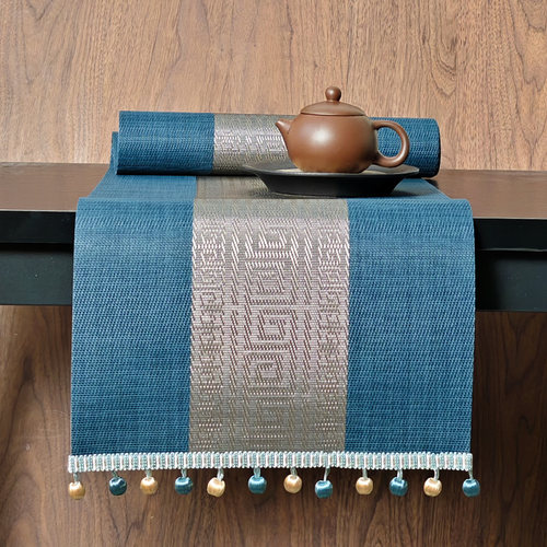 吊坠桌旗百品良新中式禅意茶几垫