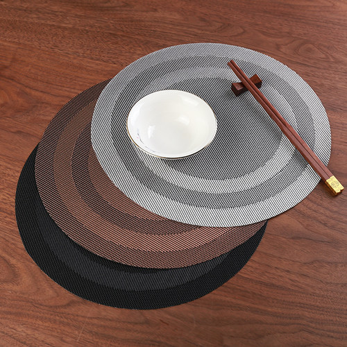 餐垫圆形新中式饭桌隔热轻奢