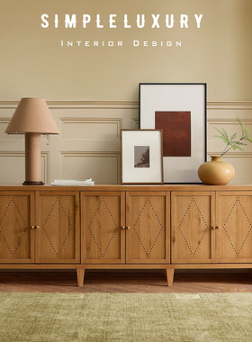 Pierce & Ward Perforated 设计师合作限定 杨木客厅餐边柜电视柜