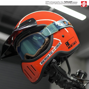 TUTU圖圖車貼 RC390DUKE390车贴1290ADV摩托车油箱边箱防水反光贴