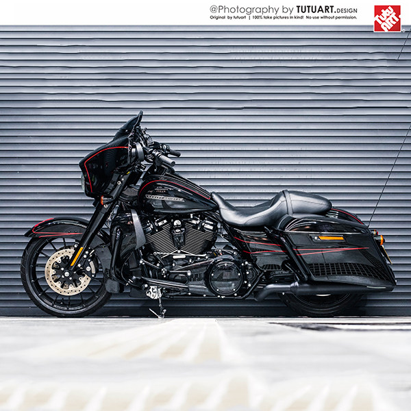 TUTU圖圖車貼 107公路滑翔全车拉线定制 各类摩托车车身贴花设计