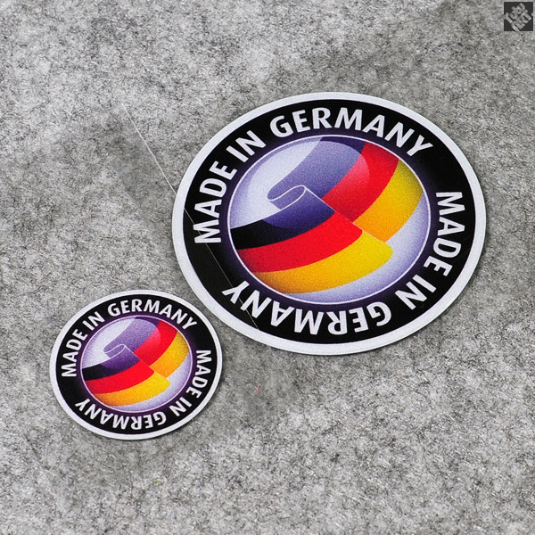 tutu圖圖车贴-德国制造 made in germany圆标 德系汽车反光膜贴花