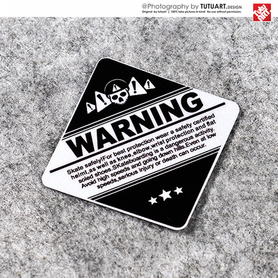 tutu圖圖車貼注意车内警示贴