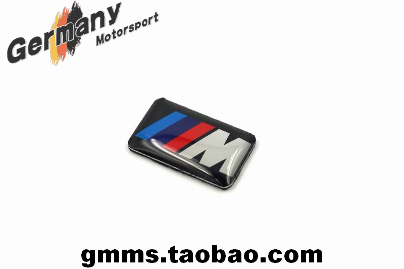 宝马车标立体轮毂贴