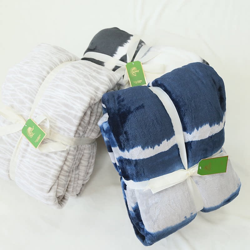 毛毯冬季加厚珊瑚绒床盖毯双人床单空调午睡毯床上用被子200x230