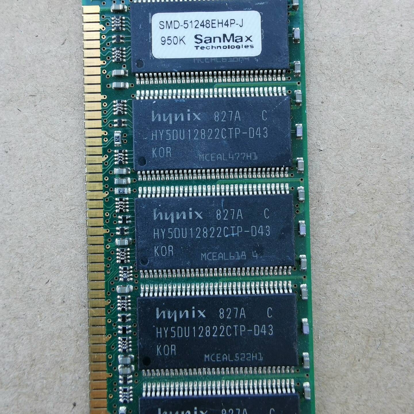 议价SanMAX SMD-51248EH4P-J 内存 512M