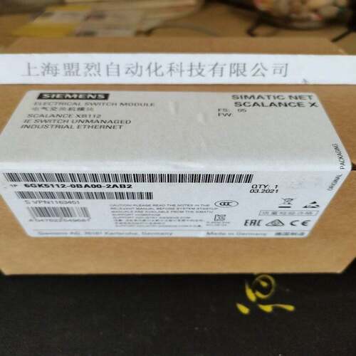 【议价】6GK5112-0BA00-2AB2西门子XB112非管理型 IE 交换机RJ45