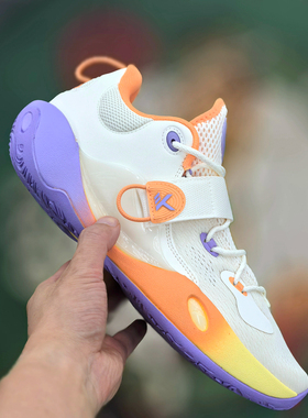 安踏 水花6 LITE男子轻便透气外场耐磨低帮篮球鞋112421608