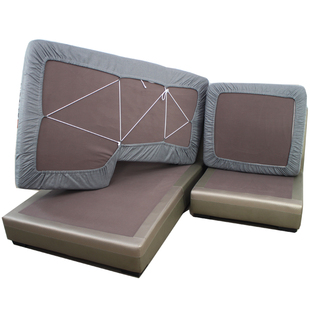 亚麻沙发坐垫套罩笠沙发笠全盖沙发套定制沙发笠套罩万能全包定做