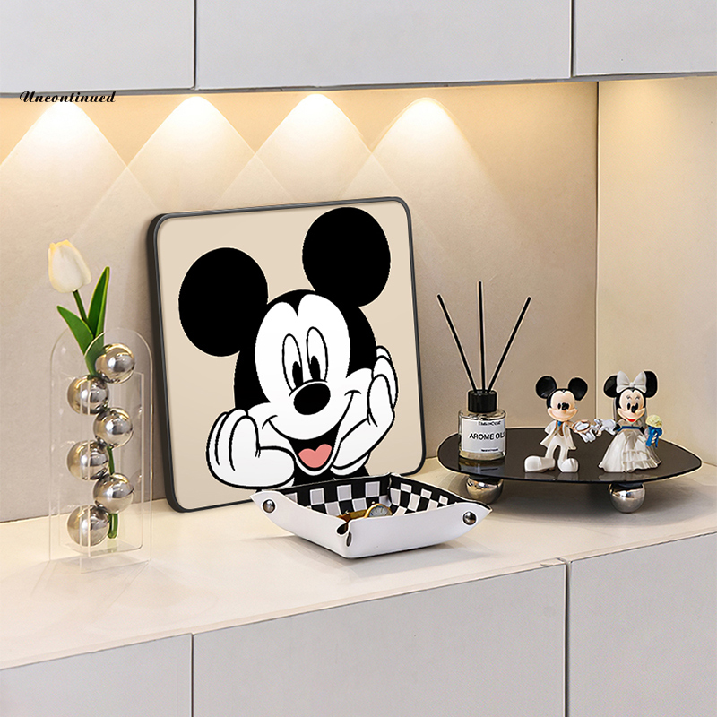 卡通米奇入户玄关摆件装饰画