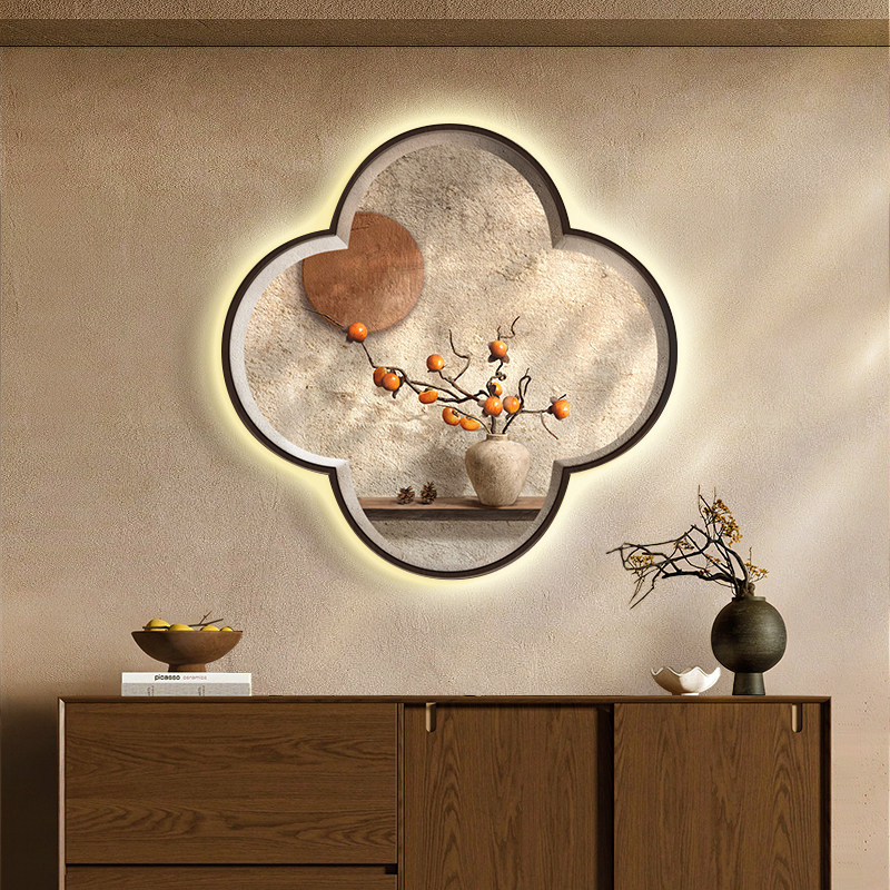 宋代美学玄关柜装饰画高级感客厅壁画入户走道禅意茶室背景墙挂画,家居饰品,现代装饰画,淘宝优惠券,粉丝福利购,淘宝优惠卷