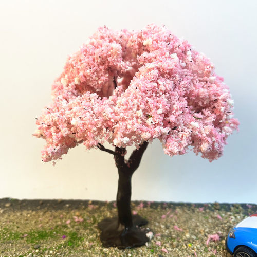 建筑模型樱花树小清晰