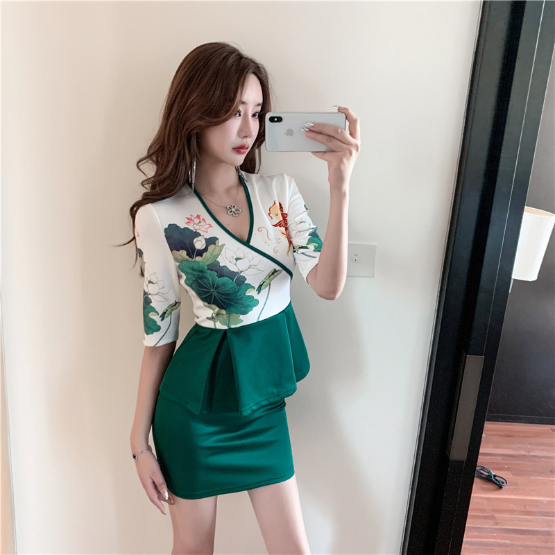 美容师工作服女中国风养生馆桑拿足疗上班衣服酒店足疗足浴技师服