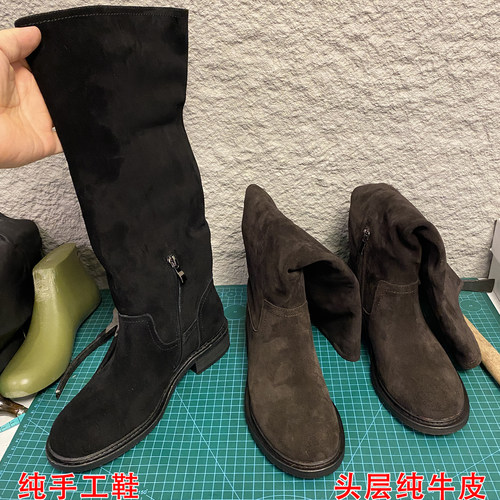 黑色长筒靴子女款2025新款