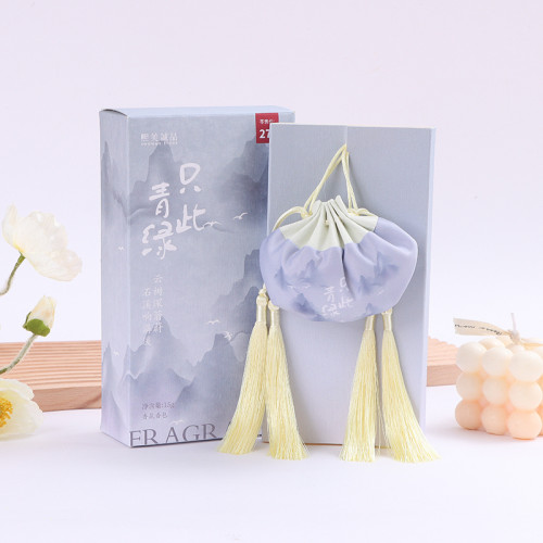 XIMIVOGUE熙美诚品只此青绿系列香包-花开木槿