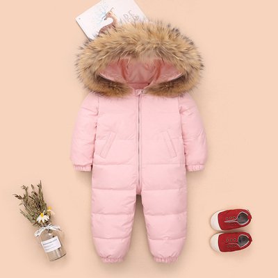 新生婴儿连体羽绒服反季童装加厚