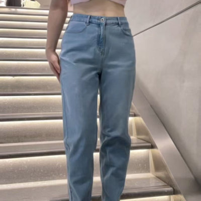 正品 佐丹奴牛仔裤女 修身弹力裤铅笔裤显瘦九分裤05424030