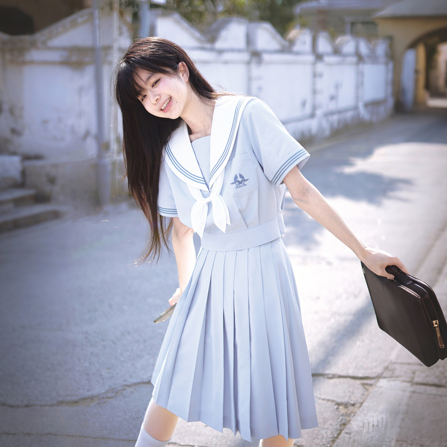 3月7日新品 樱花家族【峡欧中学】jk制服收腰水手服套装