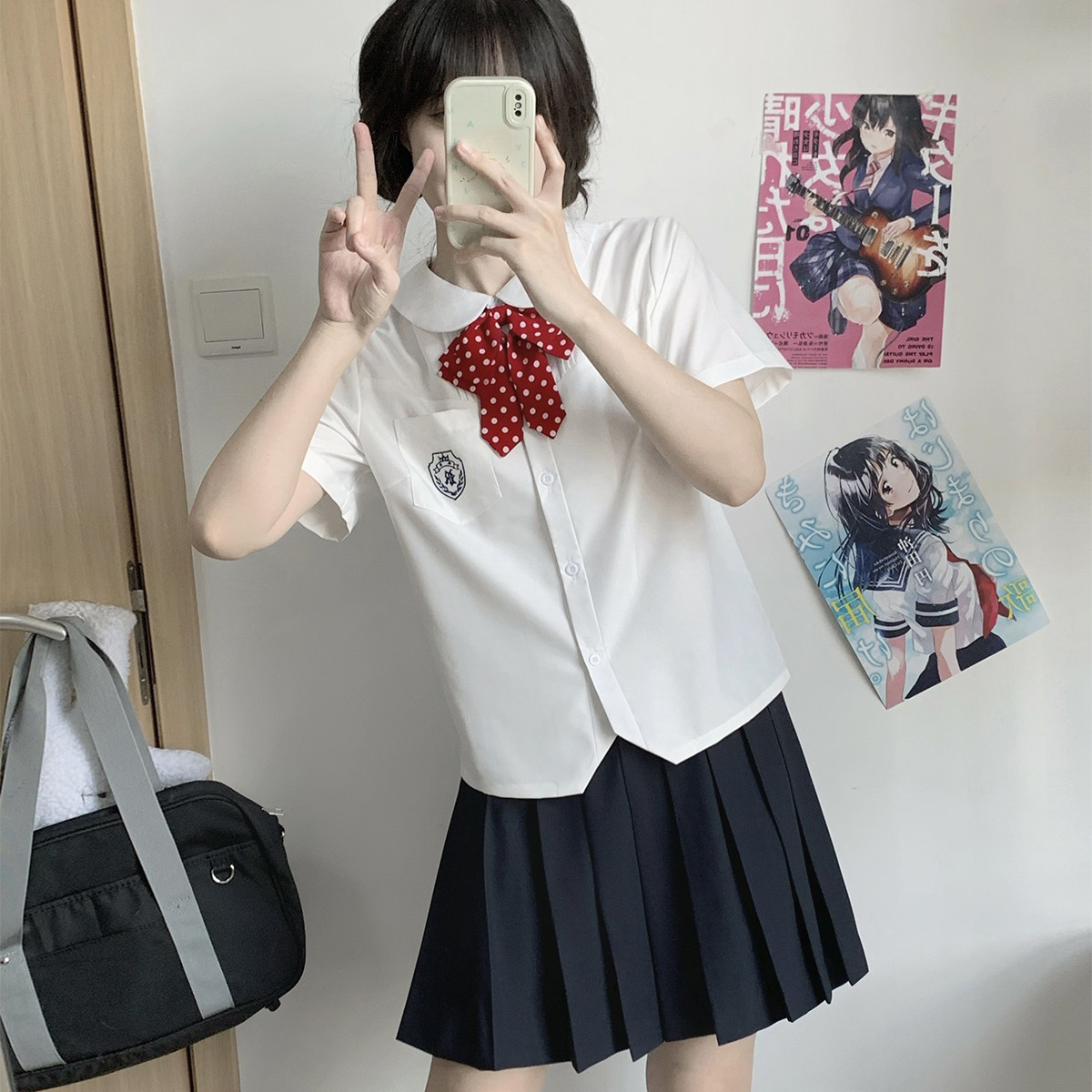 【白岛西】显瘦校供感jk制服衬衫