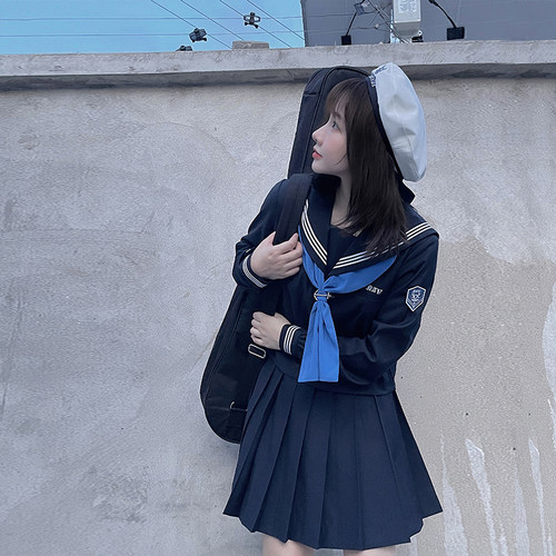 免打jk花绀领结水手服同款