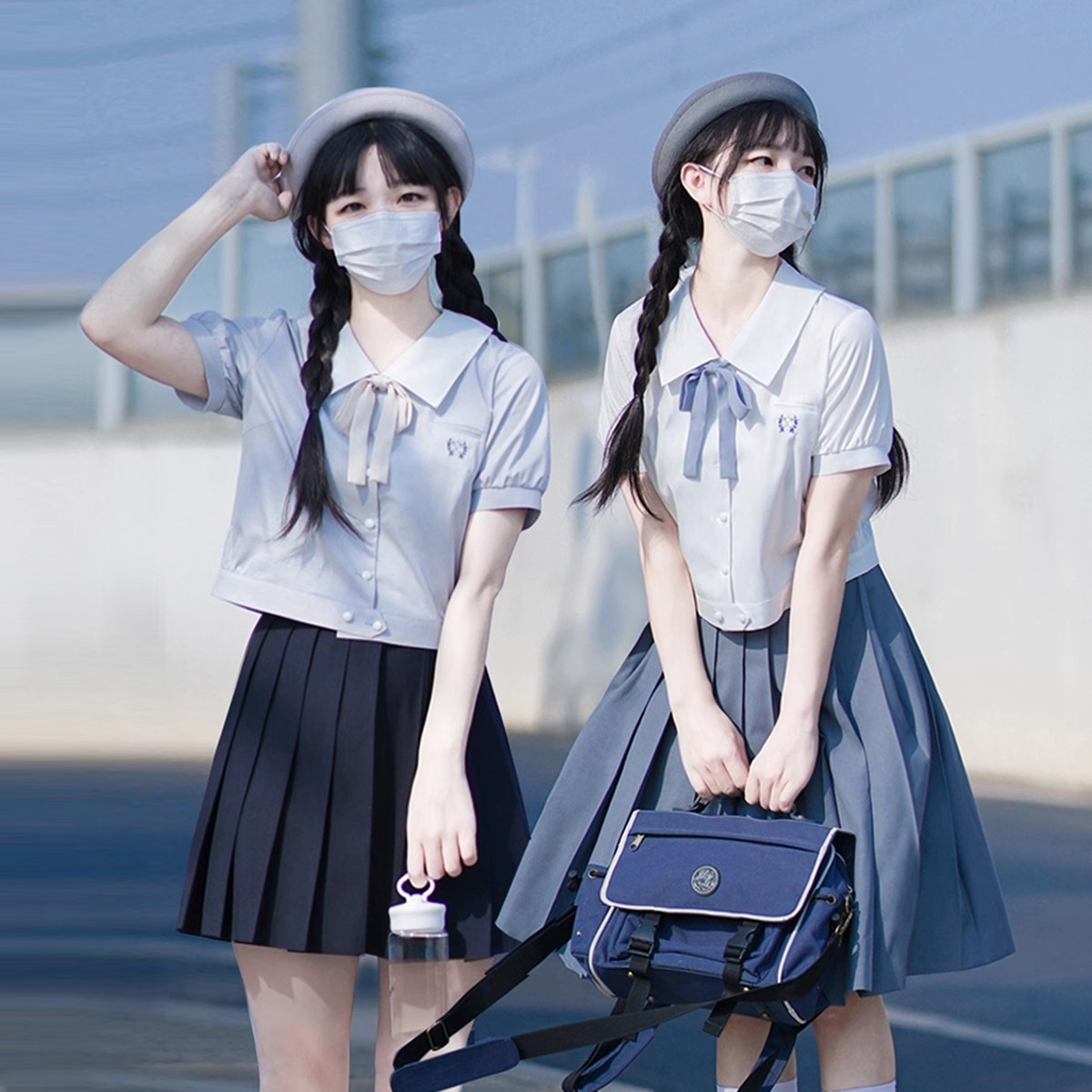 原和中jk制服衬衫短款