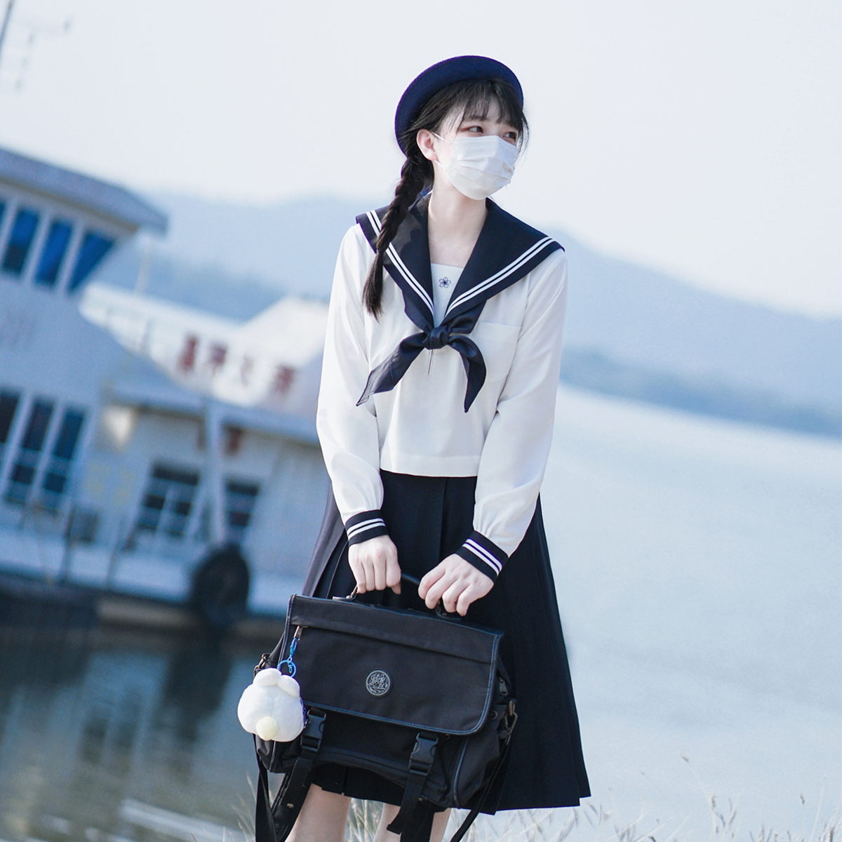 校供感白二本JK中间服冬服套装