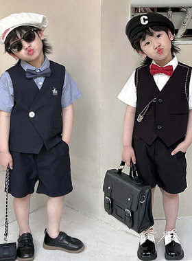 儿童西装套装夏季2026新款礼服