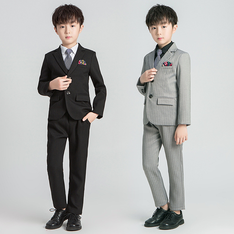儿童西装套装帅气英伦男童西服韩版花童小绅士礼服洋气新款走秀