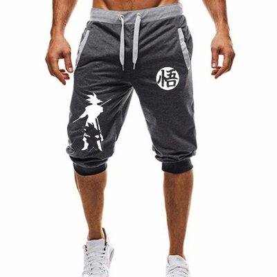 3XL Summer Man's Shorts Dragon Ball Goku print Sweatpants