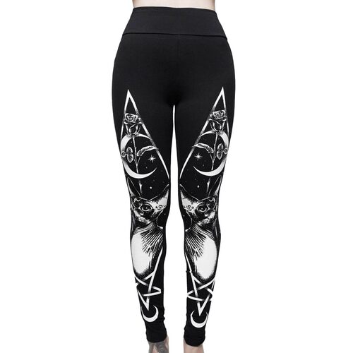 38# Women Gothic Style Stretch Skinny Leggings Sport Women