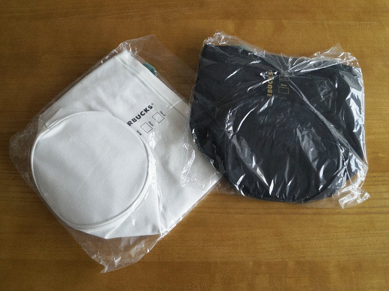 日单 星巴巴 经典帆布加厚饭盒袋圆形带饭包上班族手提帆布袋挂坠