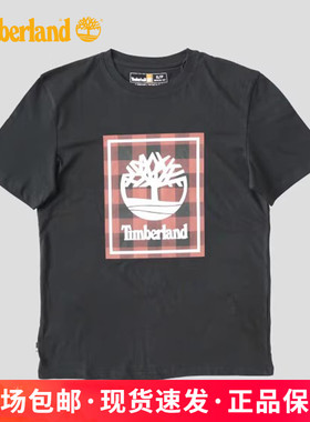 Timberland添柏岚户外运动春夏男棉质印花休闲圆领短袖T恤A298F