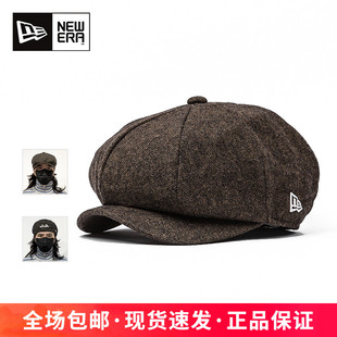 NewEra纽亦华哈里斯粗花呢男女艺术感报童帽13353986