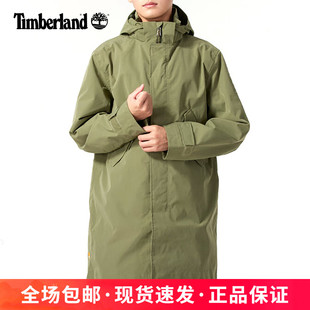 Timberland 连帽冲锋夹克A6R6N 添柏岚户外男子外套防水防风中长款