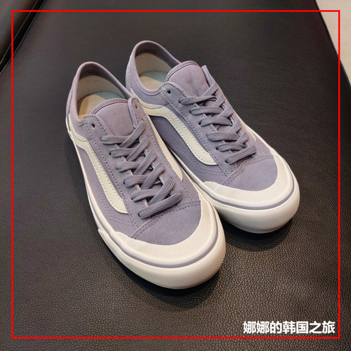 vans女款香芋紫色帆布鞋低帮板鞋