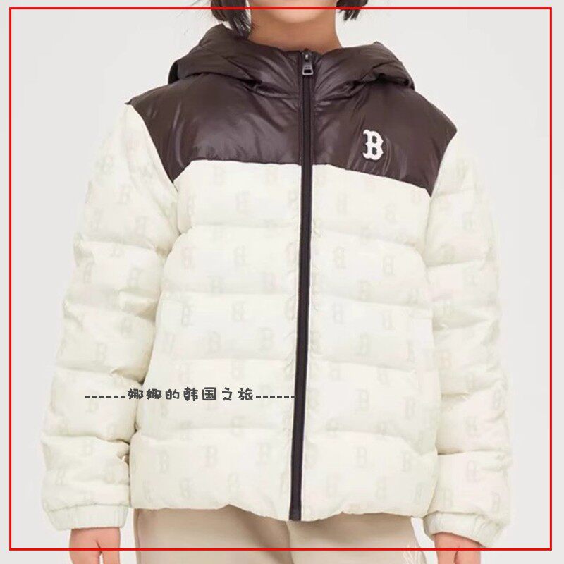 韩国代购MLB 冬季羽绒服儿童男女保暖时尚运动休闲外套7ADJM0646
