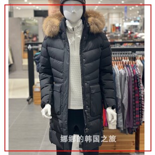 韩国直邮代购Montbell美山羽绒服女冬季保暖鹅绒休闲修身长款外套