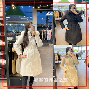 NEPA 韩国代购直邮 22冬女户外GTX防水工装鹅绒长款羽绒服7I82052