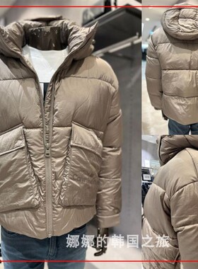 CKJEANS韩国代购22秋冬男女保暖加厚短款休闲棉服外套夹克J400193