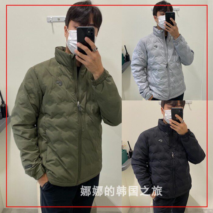 NEPA 韩国代购直邮22冬男户外立领轻质短款保暖鹅绒羽绒服7I72001