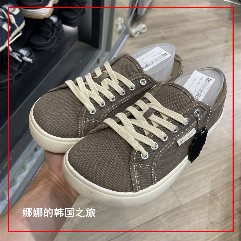 方头鞋休闲帆布鞋百搭丑萌鞋男女