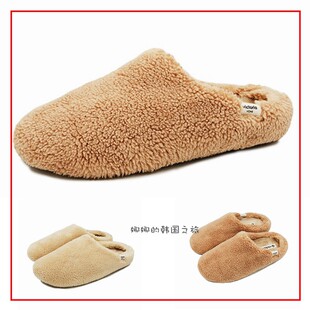 韩国直邮代购VICTORIA SHOES女士平底浅口拖鞋软底可外穿毛毛单鞋